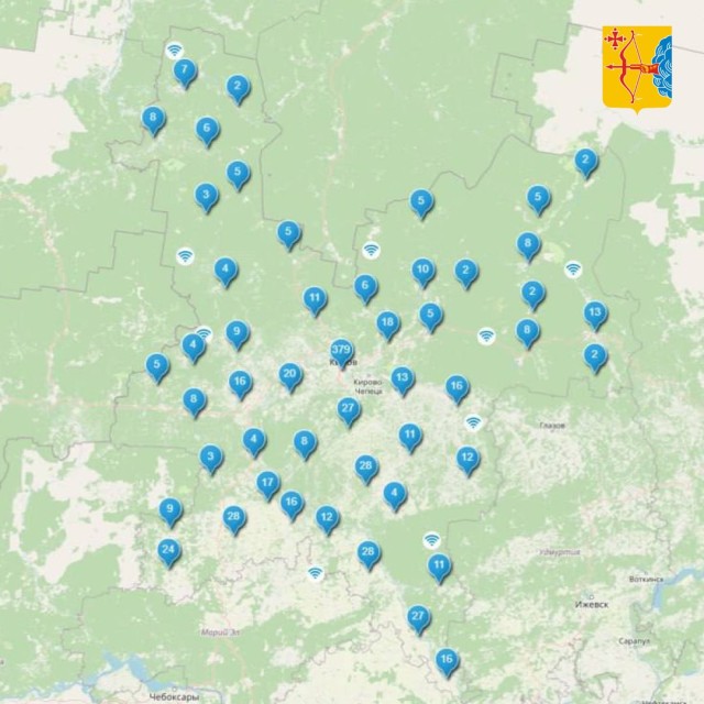 Свыше 900 точек бесплатного Wi-Fi работают в Кировской области