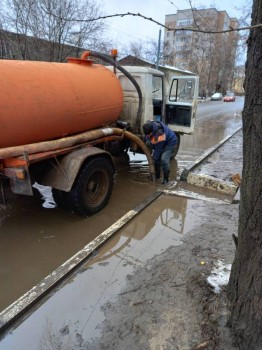 Работы по откачке воды организованы в Нижнем Новгороде