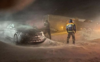 Шесть саратовских участков федеральных трасс ограничены из-за непогоды