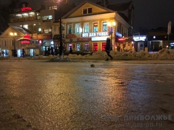 Около 250 нижегородцев травмировались при падении на льду за неделю