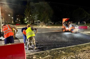 Асфальт восстановили на участке Московского проспекта в Чебоксарах