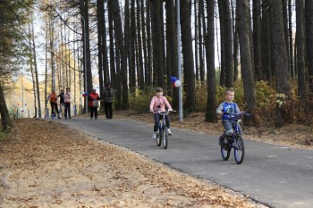 Парк около озера Цимлянское благоустроили в пос. Сосновский Нижегородской области