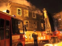 Расселенный дом сгорел в центре Нижнего Новгорода