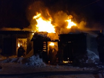 Два смертельных пожара произошло в Нижегородской области 31 декабря 
