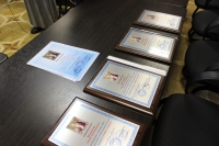 В администрации Сарова состоялось вручение дипломов участникам пробега Курск-Саров