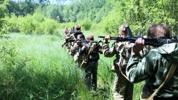 Смена военно-спортивного лагеря &quot;Хочу стать морпехом&quot; завершилась в Нижнем Новгороде 