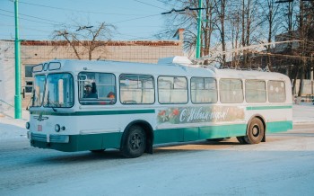 Новогодний ретро-троллейбус запустят в Чебоксарах