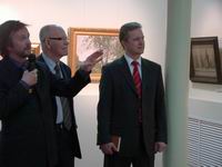 В Сарове открылась выставка картин и акварелей Дмитрия Белюкина
