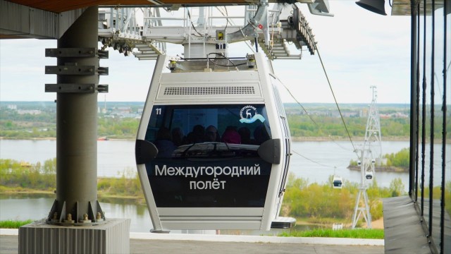 За июль Нижегородская канатная дорога перевезла рекордное число пассажиров