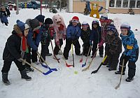 Воспитанники детского сада № 52 г. Чебоксары провели свой первый хоккейный матч