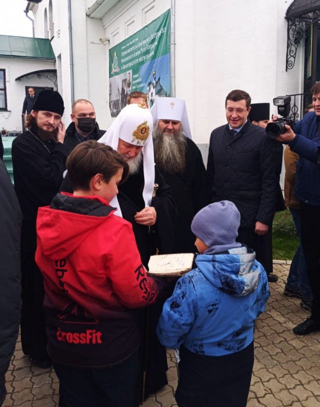 Глеб Никитин и Святейший Патриарх Московский и всея Руси Кирилл посетили Лукоянов