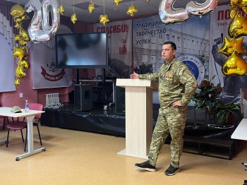 Участник СВО Александр Курыцын встретился с нижегородскими школьниками