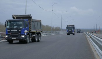 Строительство моста через р. Белую завершили на дороге Дюртюли-Ачит в Башкирии