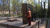 Работы по подготовке памятников и обелисков к праздничным мероприятиям в честь Дня Победы выполнены в г. Чебоксары