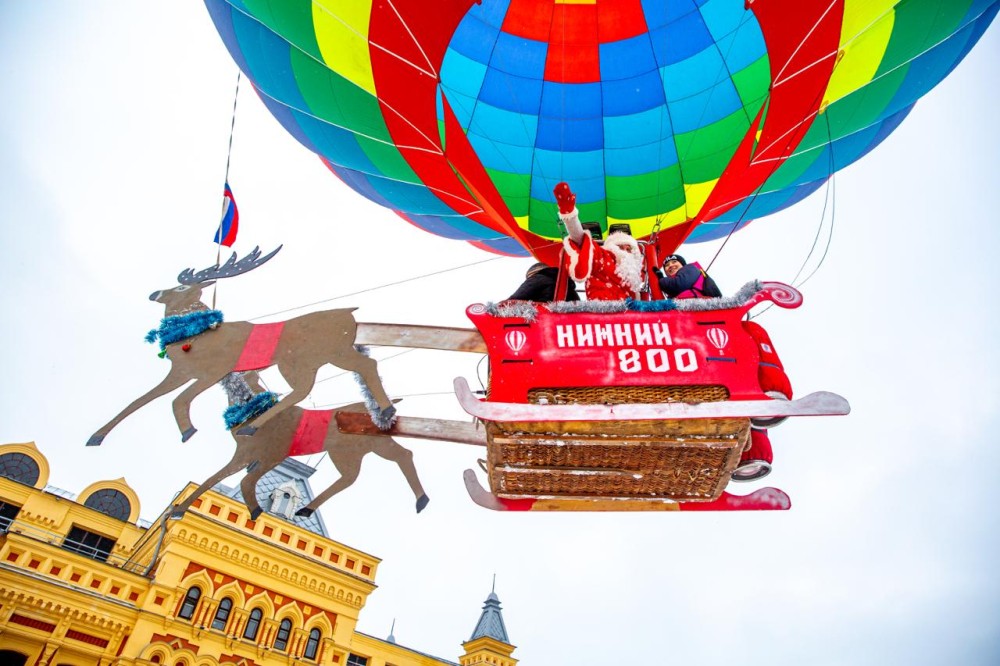 В Нижнем Новгороде проведут Рождественскую фиесту аэростатов В Нижнем Новгороде проведут Рождественскую фиесту аэростатов