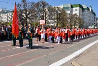 Парад дошколят и юнармейцев прошел на Красной площади города Чебоксары