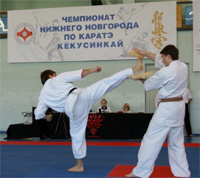 Ошурков стал победителем открытого чемпионата Нижегородской области по кекусинкай каратэ