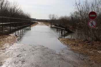 Дорогу Арья – Атазик затопило в Нижегородской области