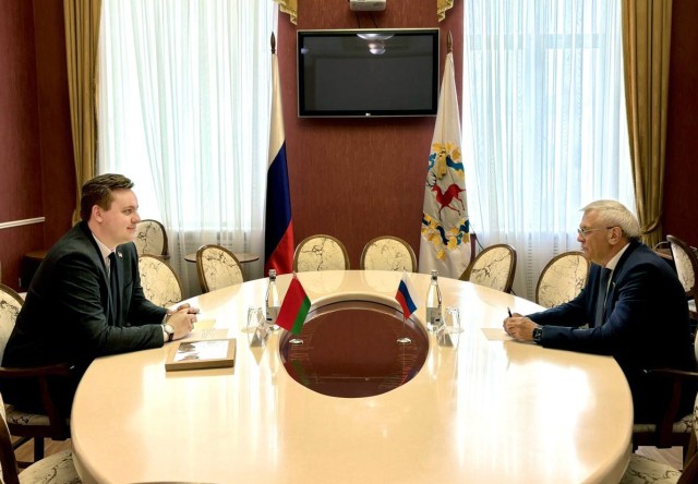 Евгений Люлин и Олег Дикун обсудили вопросы укрепления отношений Нижегородской области и Беларуси