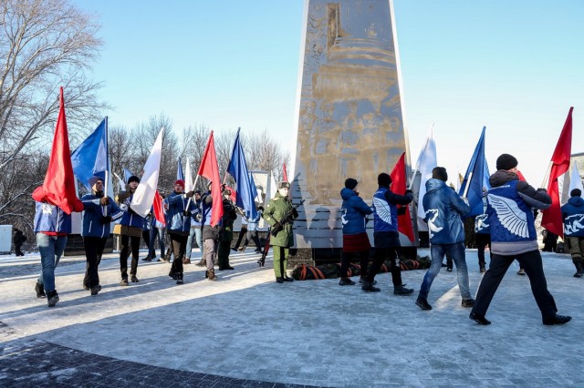 Стелу "Город трудовой доблести" открыли в Пензе 27 декабря