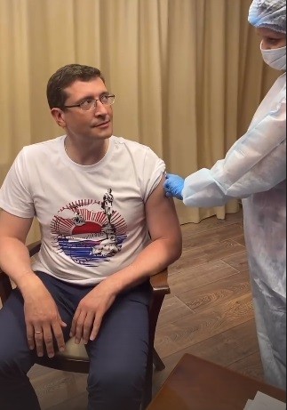 Губернатор Нижегородской области Глеб Никитин сделал вторую прививку от Covid-19