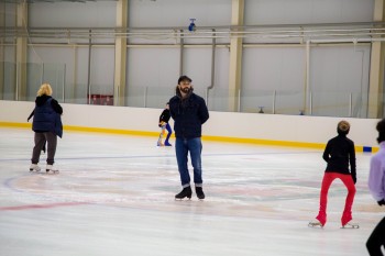 Илья Авербух посетил ледовый комплекс "Хохлома-арена" в Нижегородской области