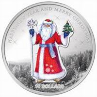 Волго-Вяткий банк СБ РФ начинает реализацию памятных монет Науру с изображением Деда Мороза