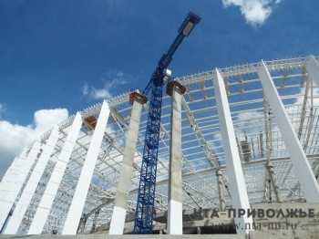Работы по покраске стадиона к ЧМ-2018 в Нижнем Новгороде продлятся до конца октября 2017 года