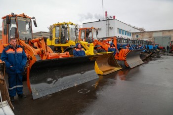 Смотр снегоуборочной техники провели в Автозаводском районе Нижнего Новгорода