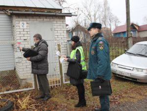 Обходы по проверке соблюдения мер противопожарной безопасности прошли в частном секторе г. Чебоксары