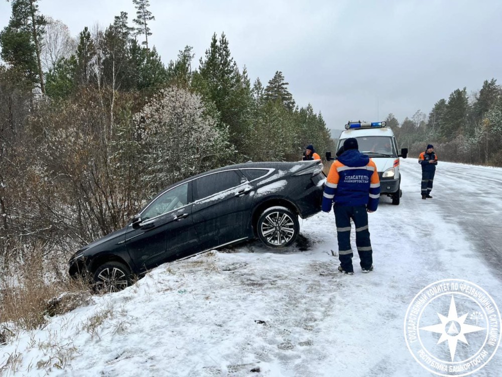 ДТП на первом снеге произошло в Башкирии