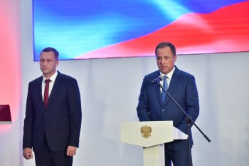 Игорь Комаров поздравил Романа Бусаргина с официальным вступлением в должность губернатора Саратовской области