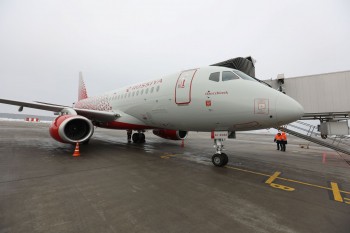 Самолет "Дзержинск" впервые прибыл в нижегородский аэропорт 26 января