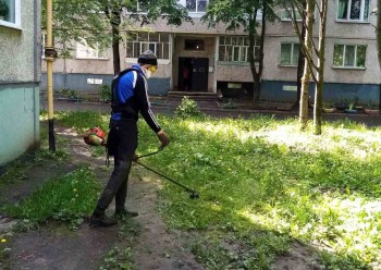 Первый этап покоса травы в Чебоксарах идёт к завершению