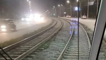 Ремонт трамвайных путей завершили на ул. Кирова в Ижевске