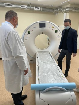 Компьютерный томограф за 38 млн рублей поступил в Борскую ЦРБ