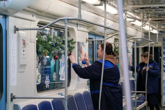 Новогодние составы нижегородского метро выйдут в рейс 23 декабря.