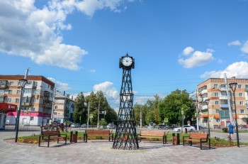Привокзальная площадь открылась после благоустройства в Дзержинске Нижегородской области