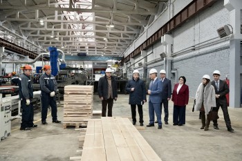 Первую линию глубокой переработки древесины запустили в Чувашии