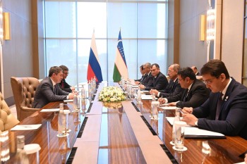 Дмитрий Махонин работает в составе делегации президента РФ в Узбекистан
