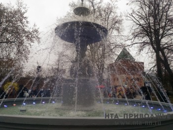 Фонтаны заработают в Нижнем Новгороде к 9 Мая