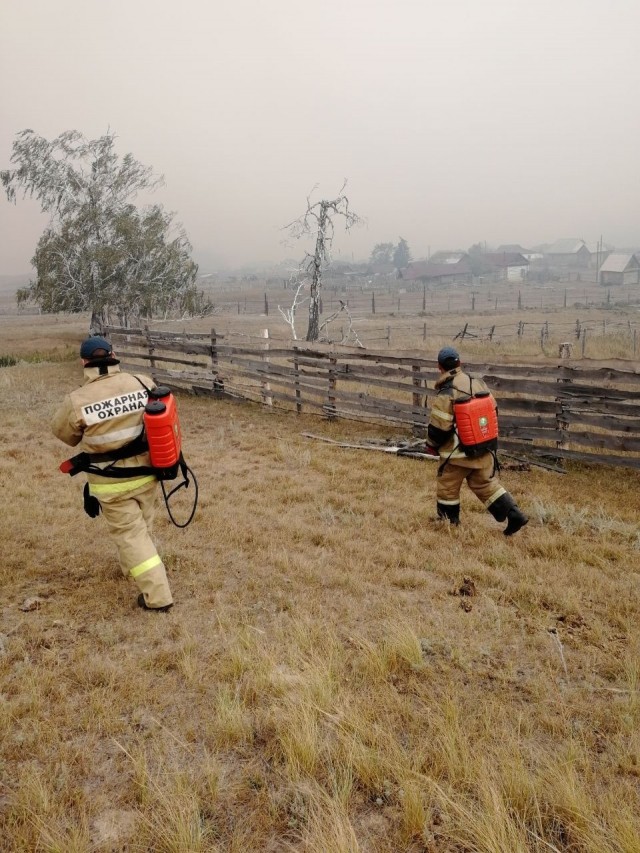 Деревня эвакуирована в Башкирии из-за природного пожара