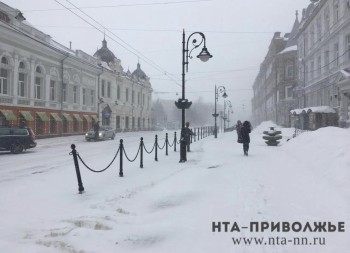 Чрезвычайный снегопад ожидается в Нижнем Новгороде 9 декабря