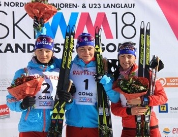 Нижегородская лыжница Анастасия Седова в Швейцарии стала победительницей первенства мира