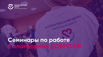 Более 650 нижегородских руководителей и координаторов добровольчества обучились работе с платформой &quot;ДОБРО.РФ&quot;