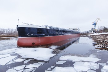 Сухогруз проекта RSD59 спустили на воду в Нижнем Новгороде 