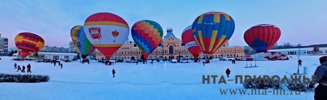 Воздухоплавательная "Рождественская фиеста" состоится в Нижнем Новгороде с 5 по 7 января