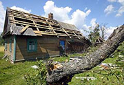 Шанцев обещает, что последствия урагана в Гагино будут устранены в течение 3 дней