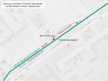 Нижегородскую остановку "Главная проходная" решили перенести