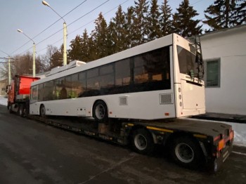 Первый троллейбус для обновления подвижного состава прибыл в Чебоксары